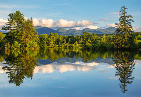 Kinsman Evening Light, Coffin Pond