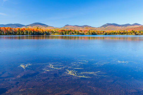 Jericho Lake Autumn Mountains