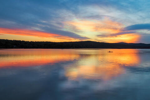 Sunset Kayaker