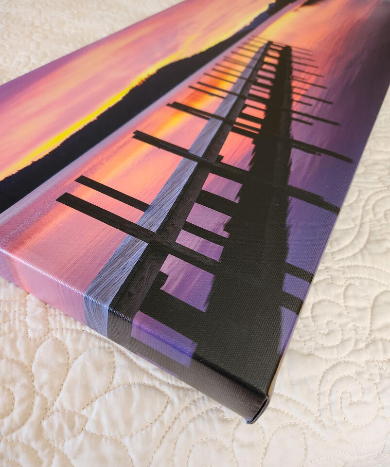 Canvas Wrap, Mirrored Border, Frameless