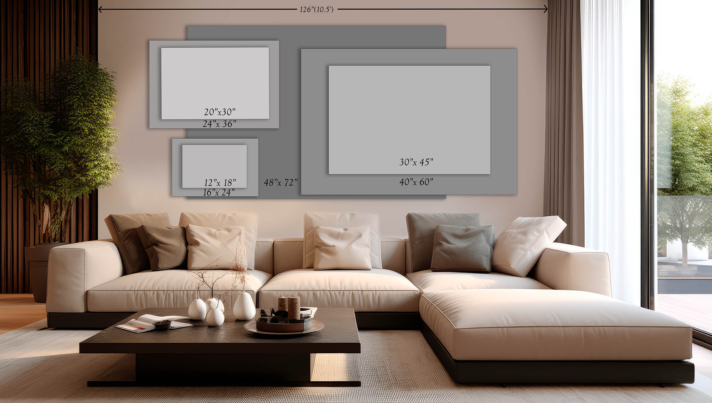 Landscape Size Guide Landscape Size Guide