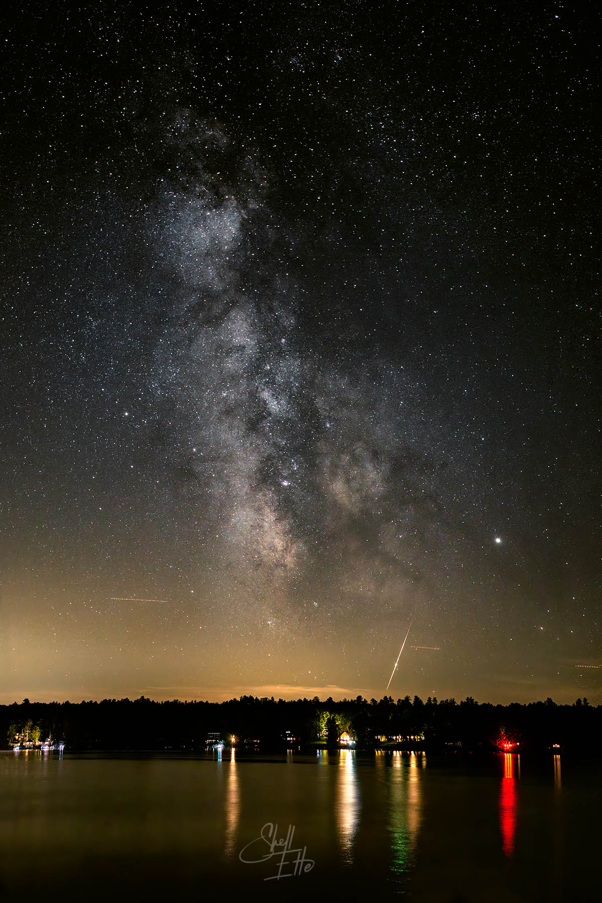 Milky Way Newfound Lake Milky Way above Newfound Lake in Bridgewater, NH