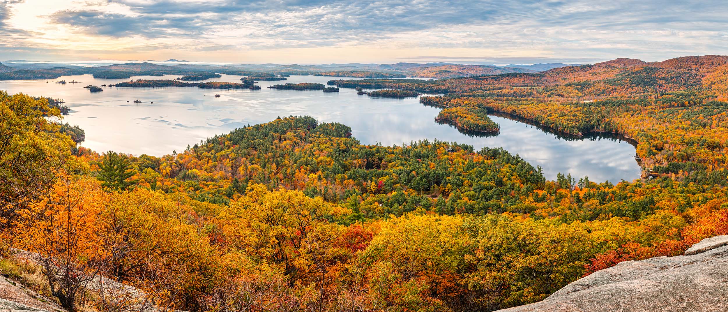 Squam Lake Autumn Pano Squam Lake autumn panoramic